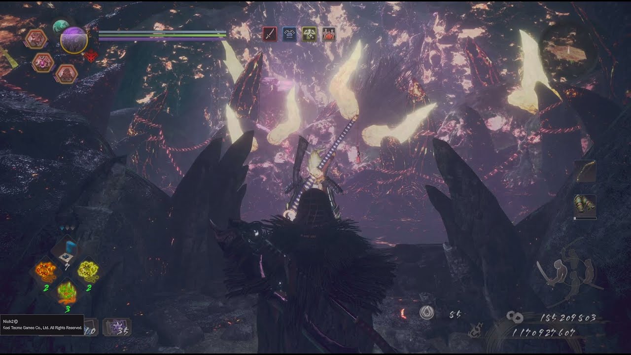 Nioh 2 #ANDAR 26 PROFUNDEZAS# Build tanque alta regeneração de vida