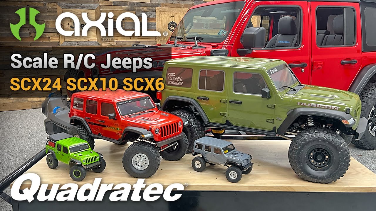 Which Axial R/C Rock Crawler is Right For You? Check Out the SCX24, SCX10 & SCX6