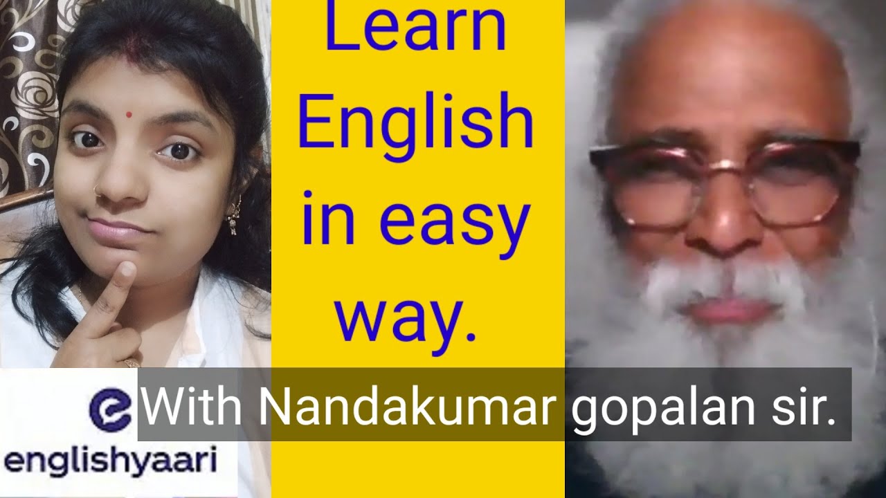 #englishyaariconversation with Nandakumar gopalan sir.