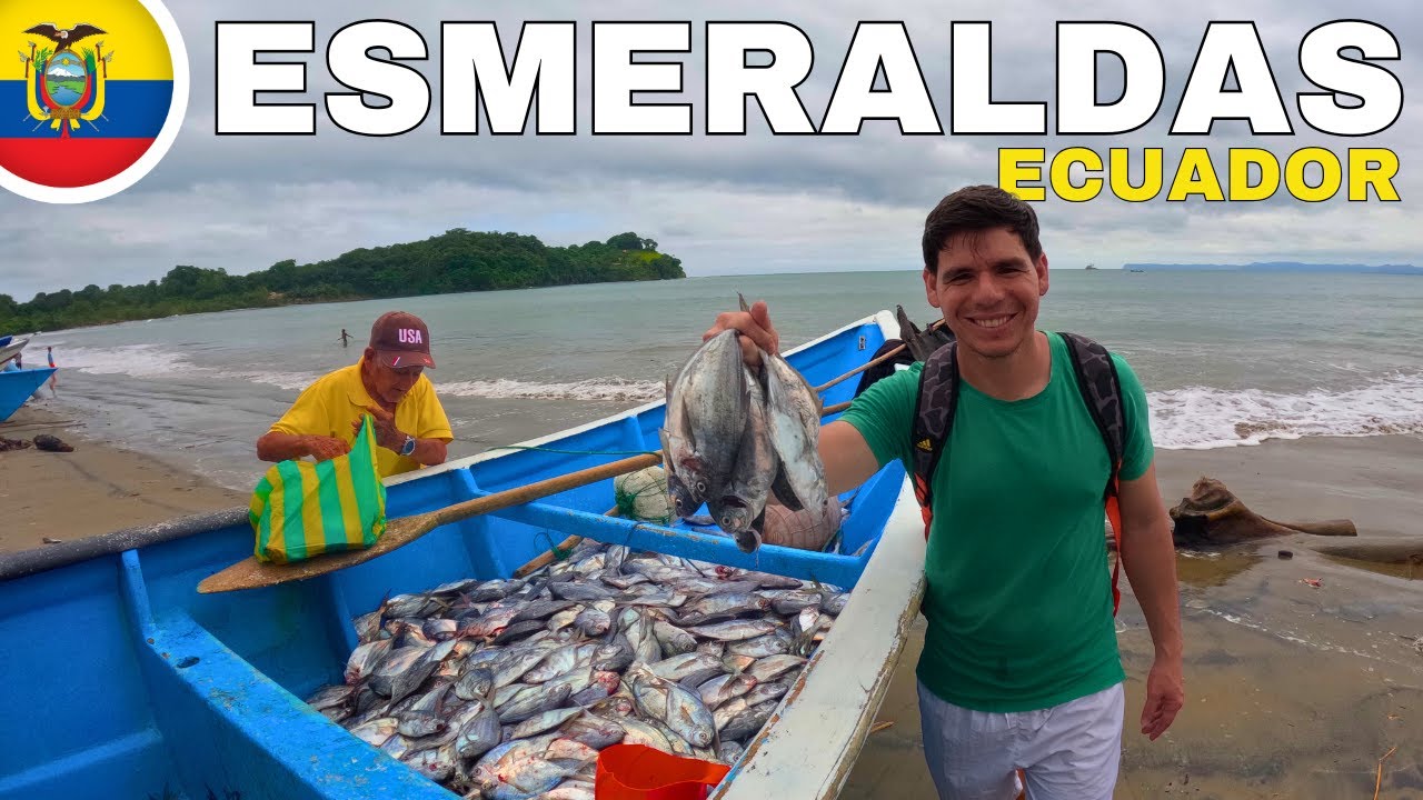 Así es un PUEBLO de PESCADORES y SURFISTAS en Ecuador 🇪🇨 l Mompiche Esmeraldas - Geleocos
