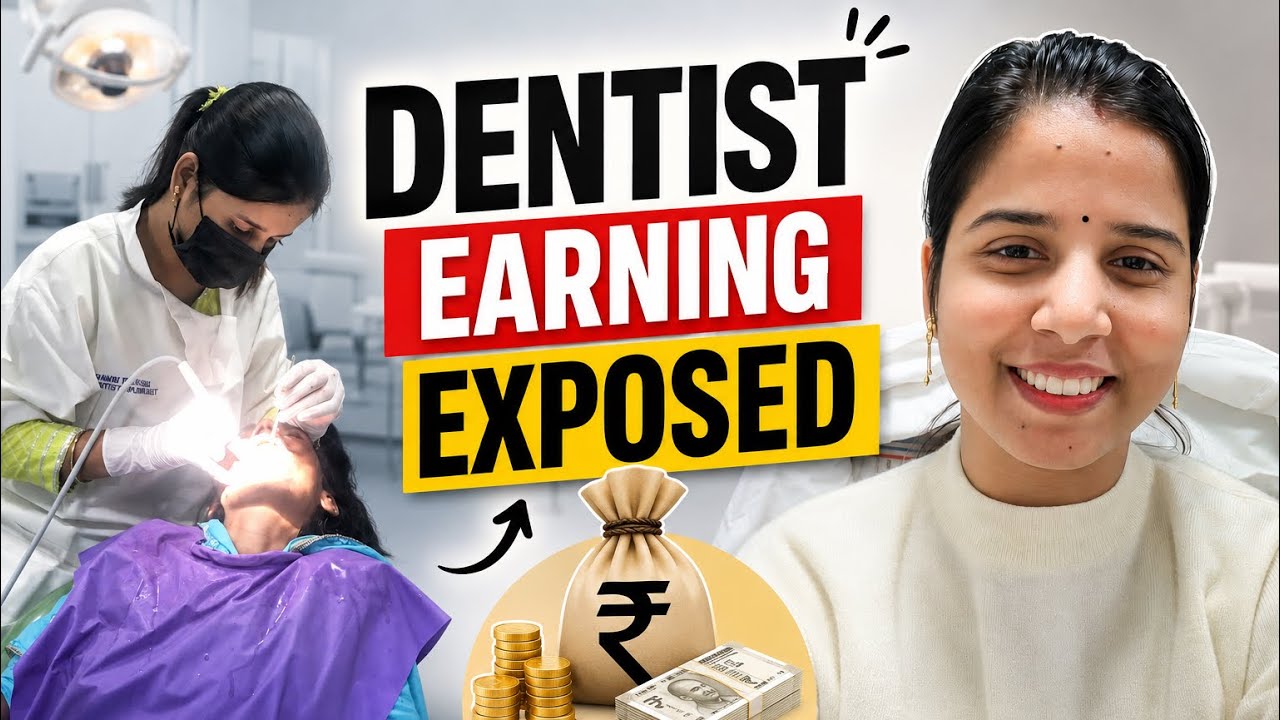 Dentist 🦷 Salary 🤑In India -MY EARNINGS 💷💰REVEALED| SALARY BREAKDOWN