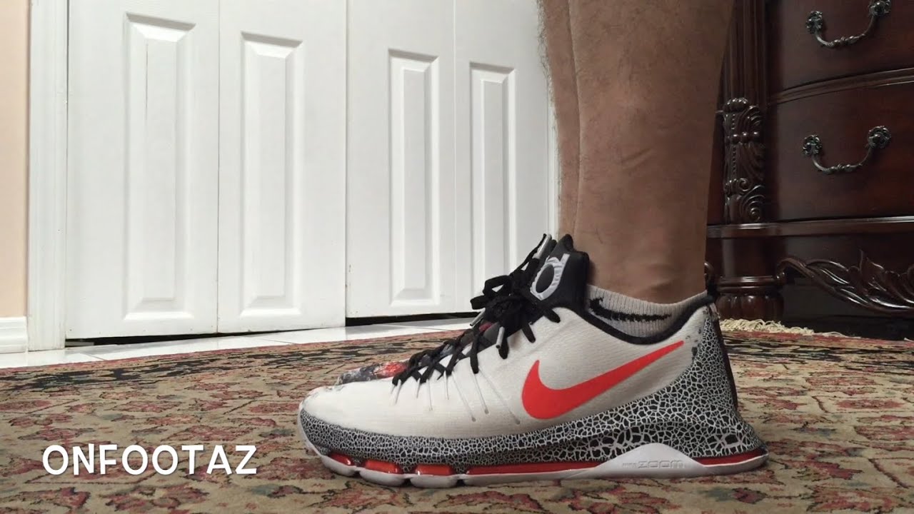 Nike KD 8 VIII Christmas On Foot