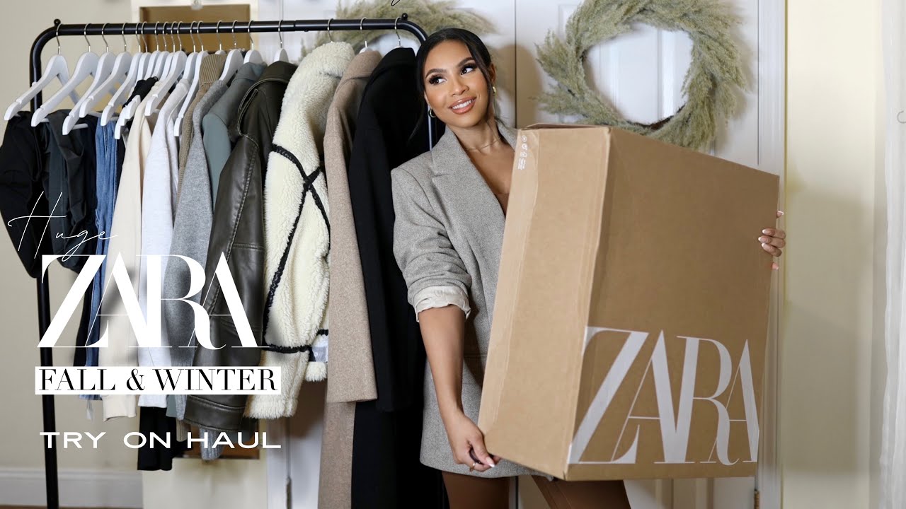HUGE *New In* ZARA - FALL & WINTER HAUL 2023 | (GIVEAWAY!! Coats, Knits, Skirts ) 