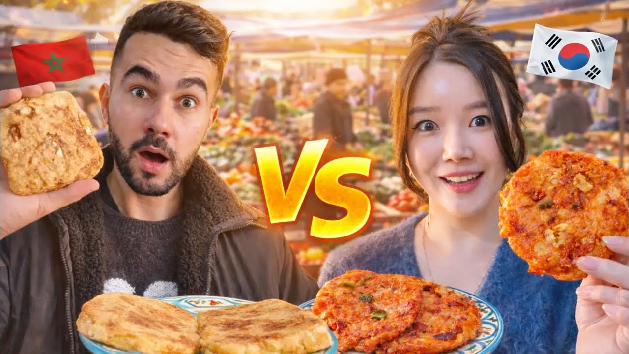 Korean Wife in Saidia 🇲🇦 | Msemen Fail 😭 + Kimchi Pancake