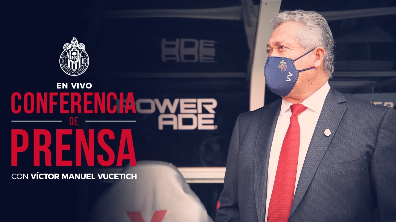 EN VIVO | Conferencia de prensa | V&iacute;ctor Manuel Vucetich | Chivas 2-1 San Luis | J5 Guard1anes 2020
