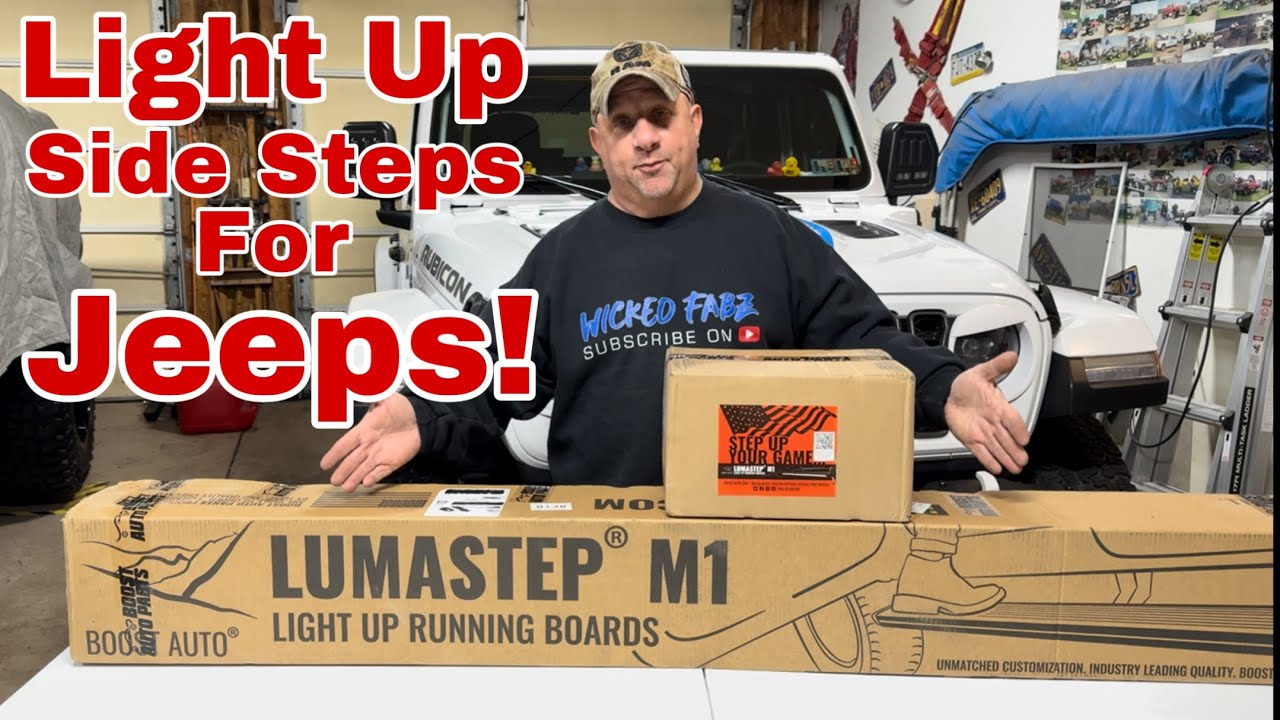 Boost Auto Lumasteps  M1 Side Steps Installed and Test on the Jeep Wrangler Rubicon!