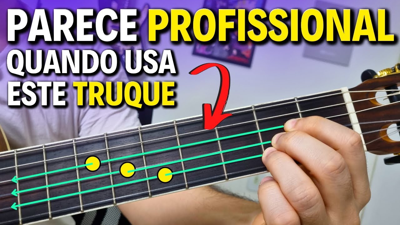 Transforme acordes SIMPLES em ARRANJOS E SOLOS - O poder das TRÍADES FECHADAS - Aula de violão