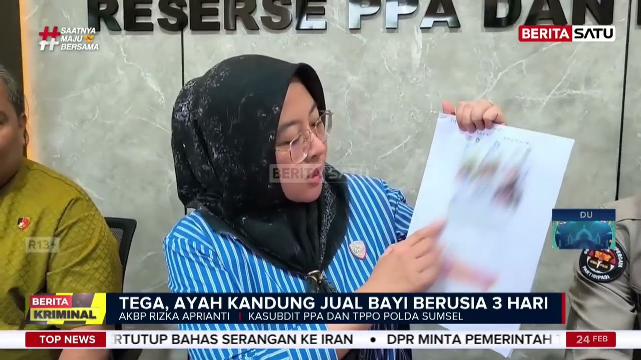 Ayah Jual Bayi Kandung yang Baru Lahir 3 Hari Seharga Rp52 Juta #beritasatu