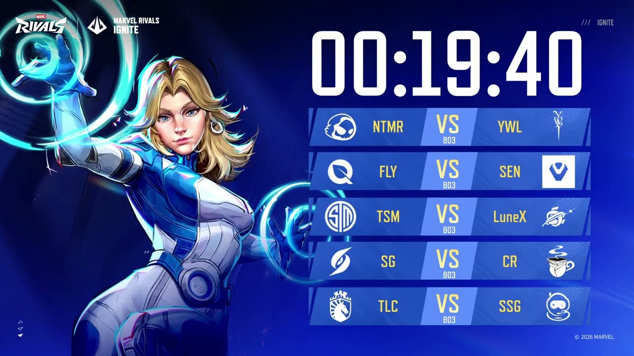 Marvel Rivals Ignite Preseason AMER [TLC vs SSG] Day 2