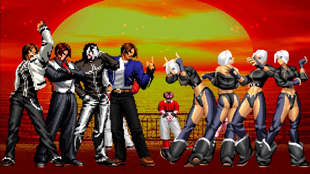 [KOF Mugen] Kyo Kusanagi Team vs Angel Team