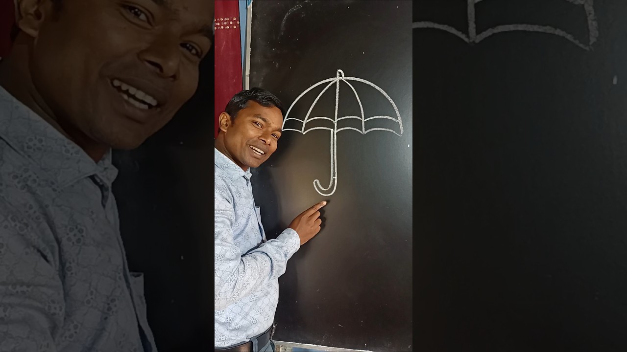 Easy Umbrella art #drawing #shorts #ideas #artwork