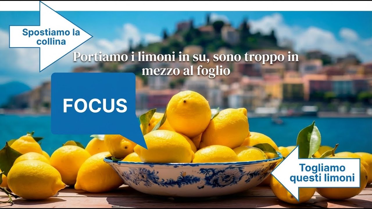 Limoni: primo,step. La fusione