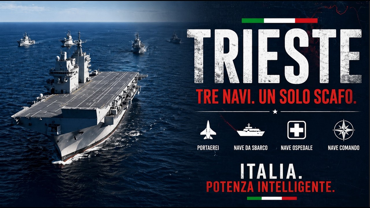 PERCH&Eacute; LA NAVE DA GUERRA ITALIANA TRIESTE CHE FA TREMARE IL MONDO &Egrave; COS&Igrave; PERICOLOSA?