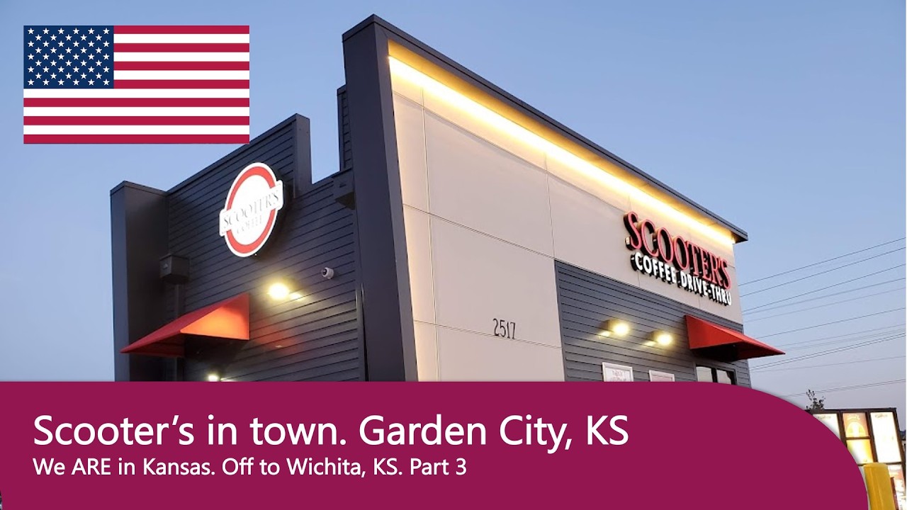 Scooter’s in town. Garden City, KS (We ARE in Kansas. Off to Wichita, KS. Part 3)