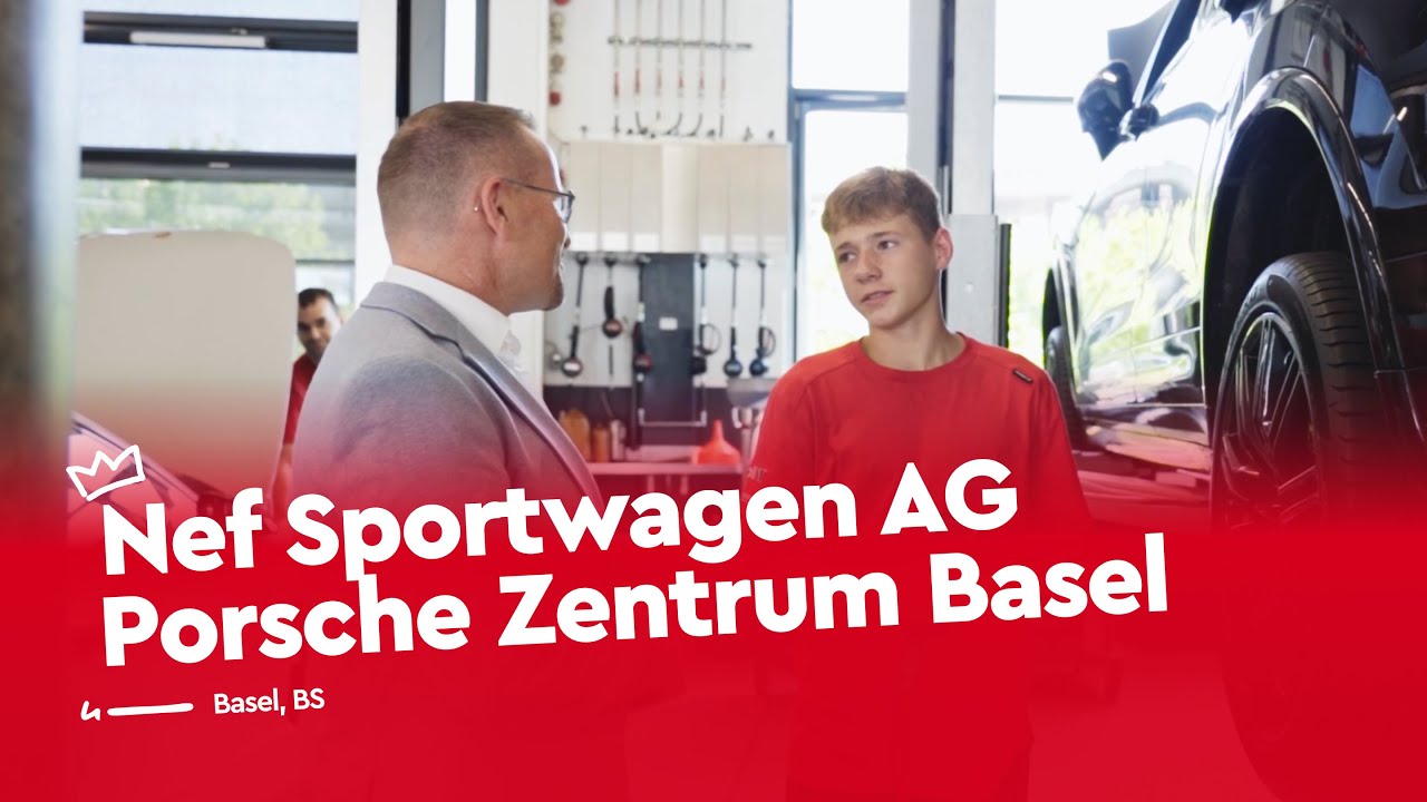 Karriere bei Nef Sportwagen AG/Porsche Zentrum Basel | Teamvideo | Yousty