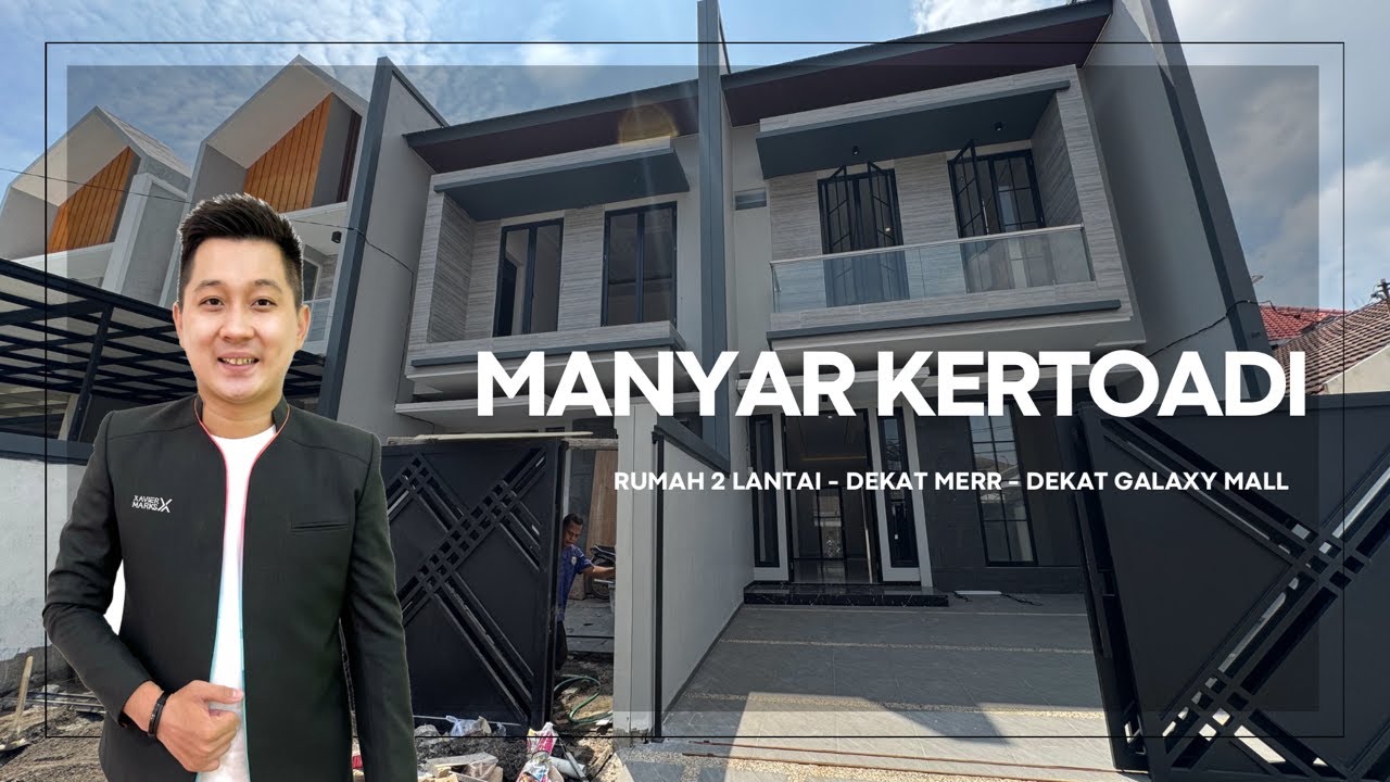 RUMAH 2 LANTAI DAERAH MANYAR DEKAT KE GALAXY MALL DAN RAYA MERR CUMA 3M NEGO