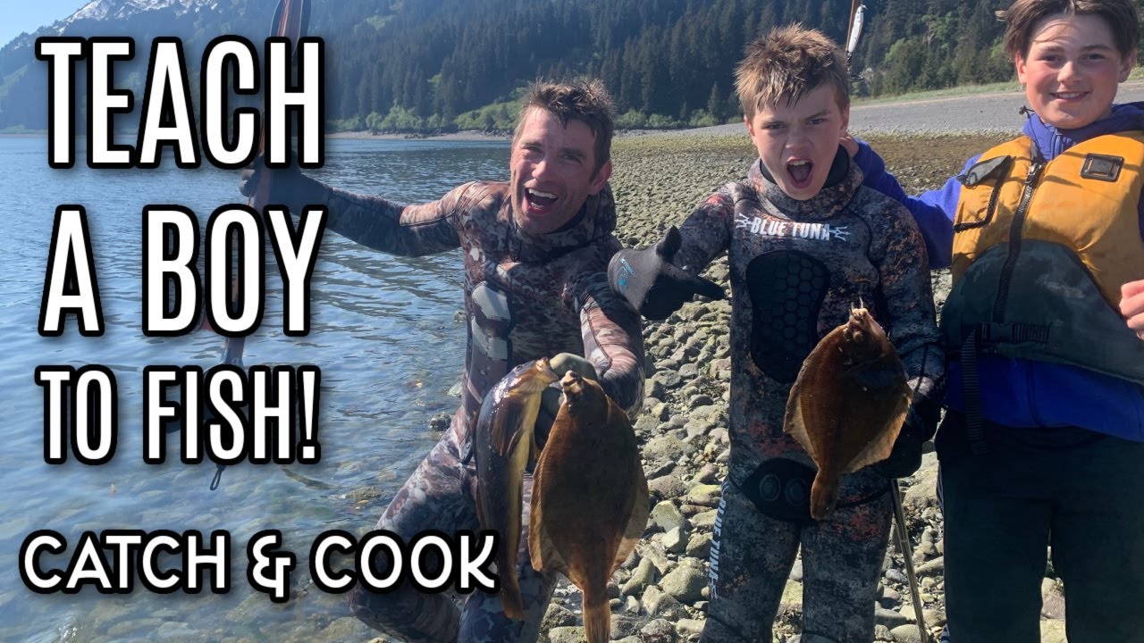 Teaching My Boys to Freedive and Spearfish | Catch & Cook