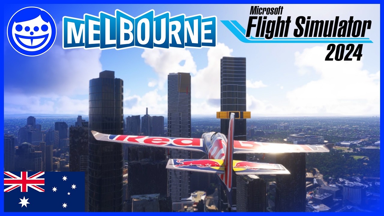 ✈️ Flying an Aerobatic Plane in Melbourne! | Red Bull Zivko Edge 540 | MSFS 2024 | SIMplayLIFE 39