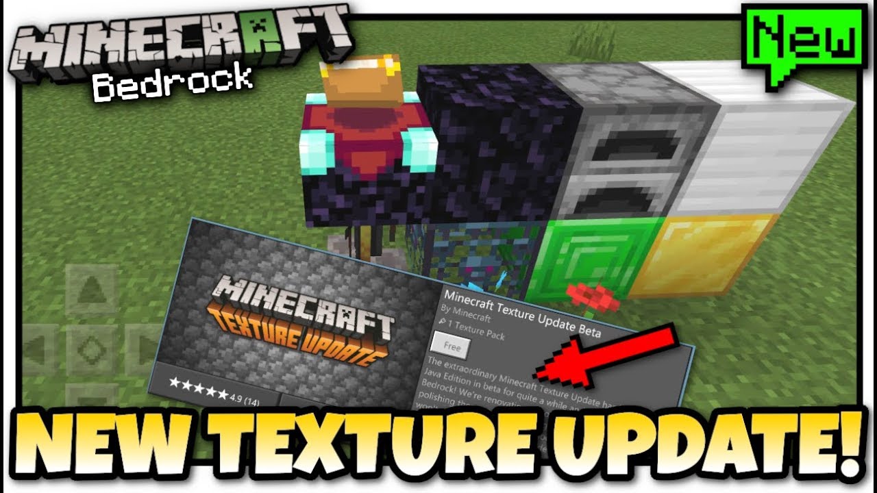 Minecraft - NEW TEXTURE UPDATE - OUT NOW ! ! [ Free ] MCPE / Xbox / Bedrock