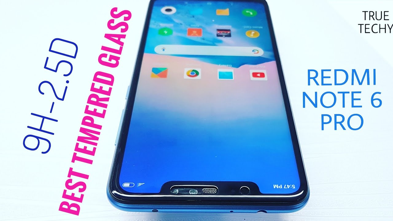 Redmi Note 6 Pro Best Tempered Glass,Full Glue Edge To Edge 2.5D, Curved Tempered Glass Review