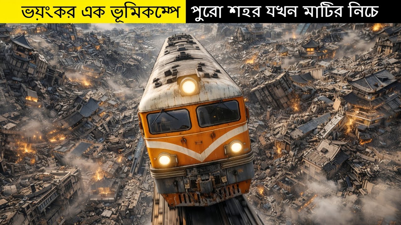 ভয়ংকর একটি ভূমিকম্প আর পুরো শহর মাটির নিচে | cloudy mountain movie explain in Bangla