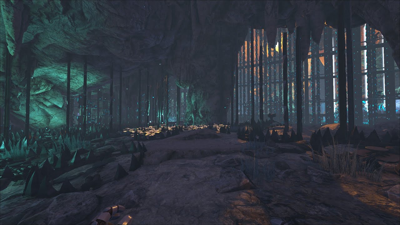 Ark | How to Build Abberation Shadow Cave | Base Tour | 2023