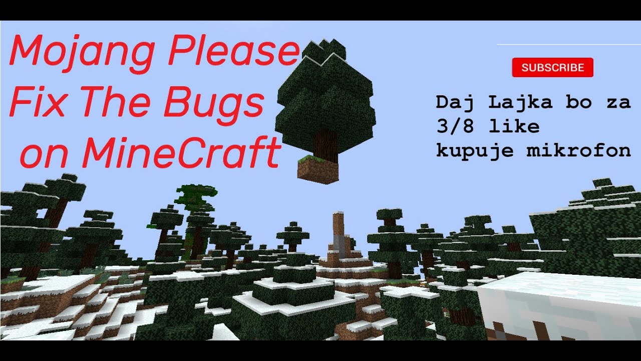 PrzygodaYT - Mojang napraw te błędy