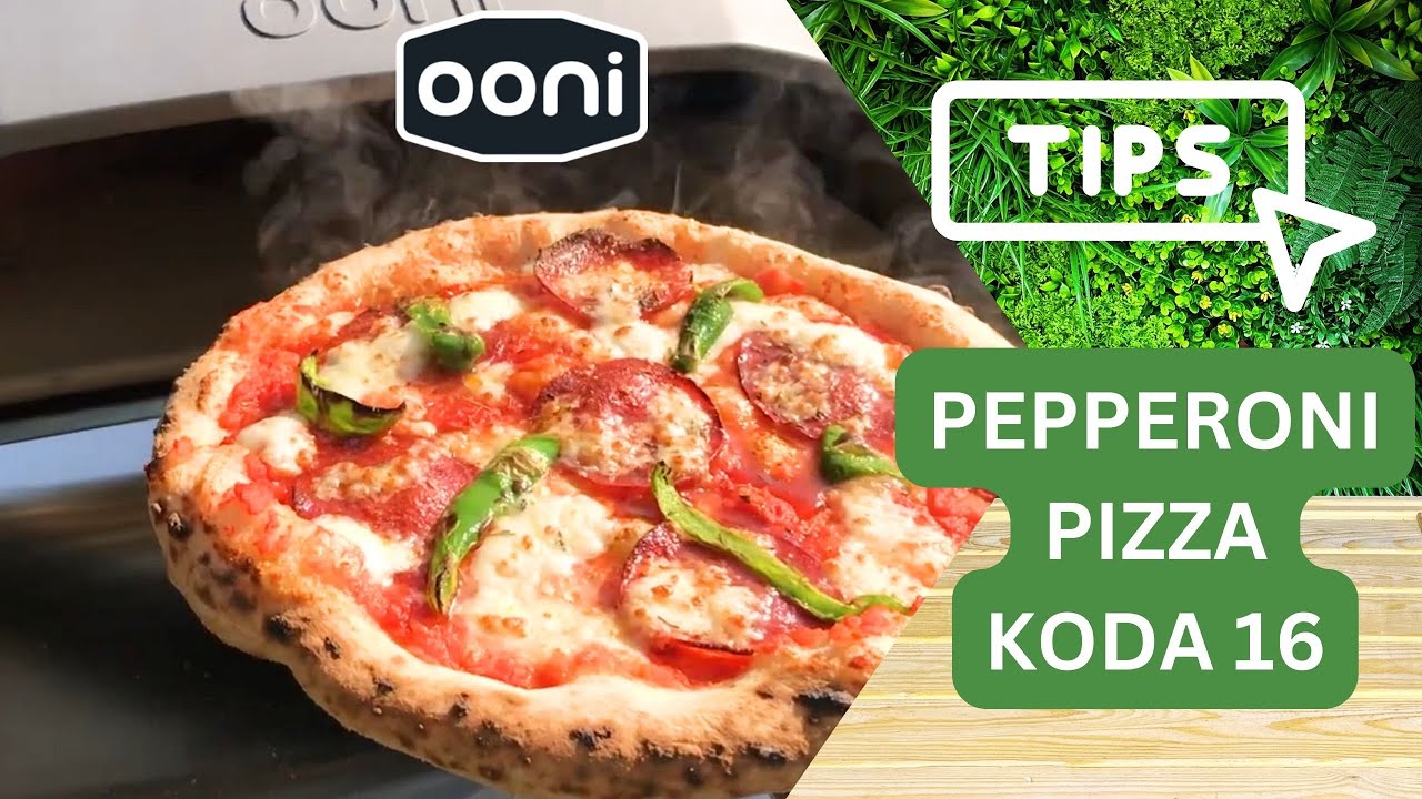 Ooni Koda 16 Cooks a Tasty Pepperoni Pizza using IPA infused Beer Dough!