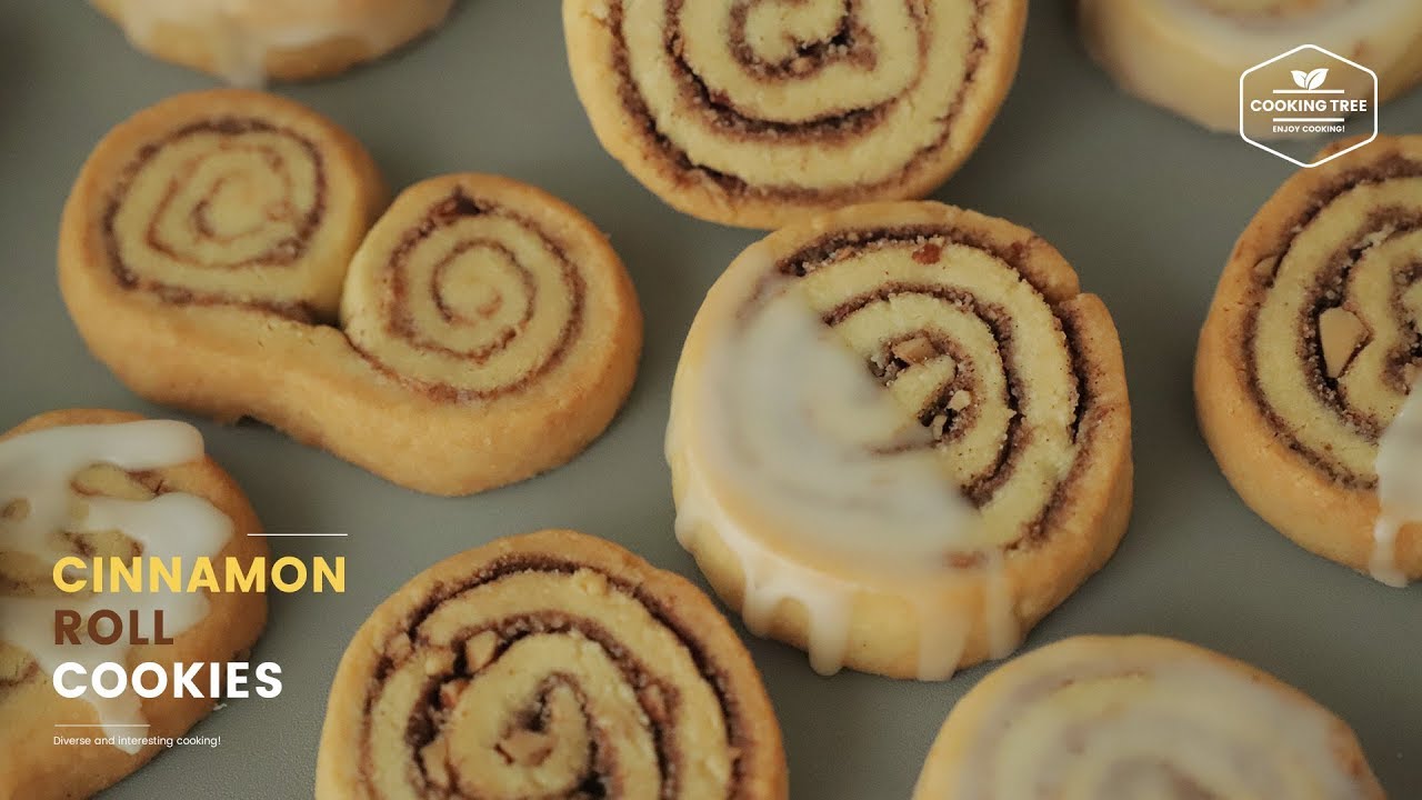 시나몬롤 쿠키 만들기 : Cinnamon Roll Cookies Recipe | Cooking tree