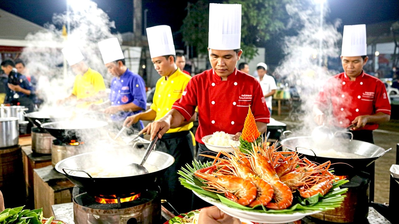 From Wedding Kitchen to Street Food Fest in Phnom Penh! 🇰🇭🔥