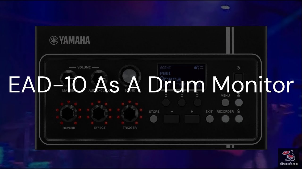 Использование Yamaha EAD-10 в качестве барабанного монитора