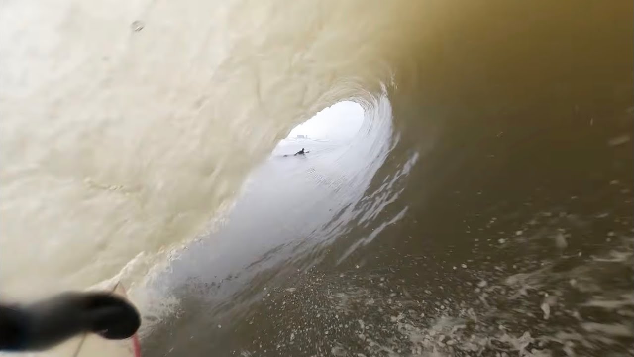 Massive Winter Storm Makes Frozen Barrels in NJ (RAW POV)