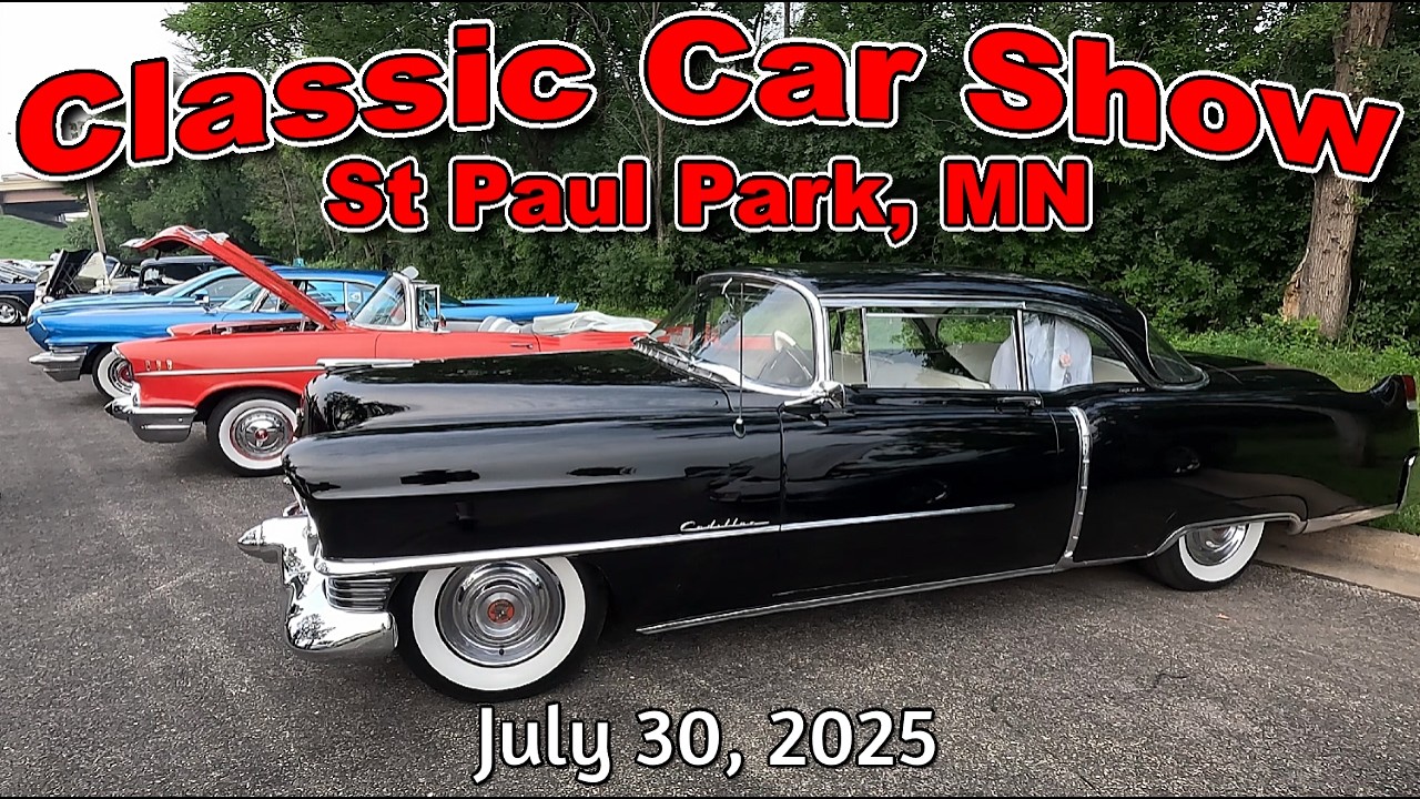 CLASSIC CAR CRUISE IN !! St Paul Park Car Show July 30 2025 - muscle cars - hot rods - pickups
