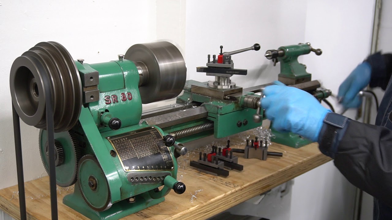 The Danish SR80 lathe - SR80 en Dansk drejebænk