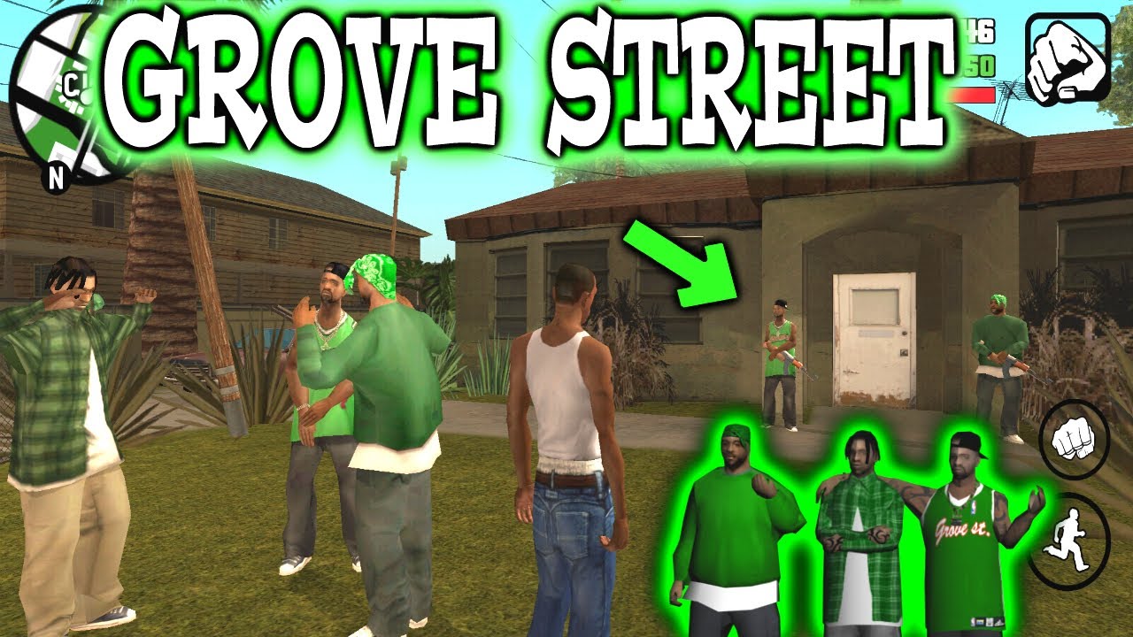 Grove Street Más Activo Mod GTA San Andreas Android