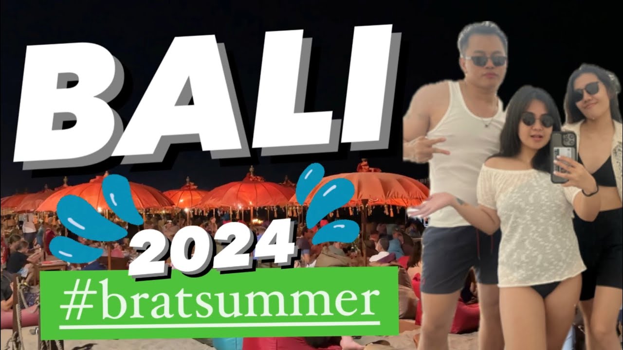 BALI VLOG PART 1 : WE WENT TO BALI COS IT'S BRAT SUMMER  #bali #pinoy #travelvlog