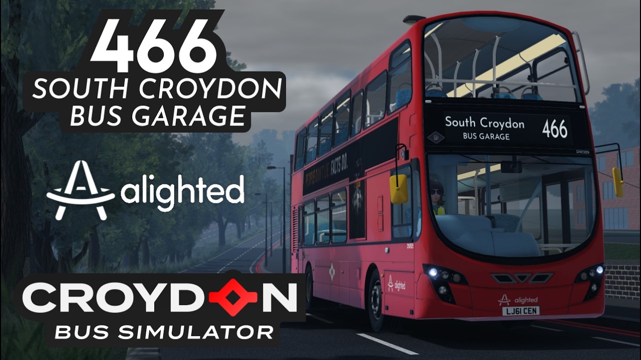 Croydon Bus Simulator | 466 to South Croydon Bus Garage | DB300 Gemini 2