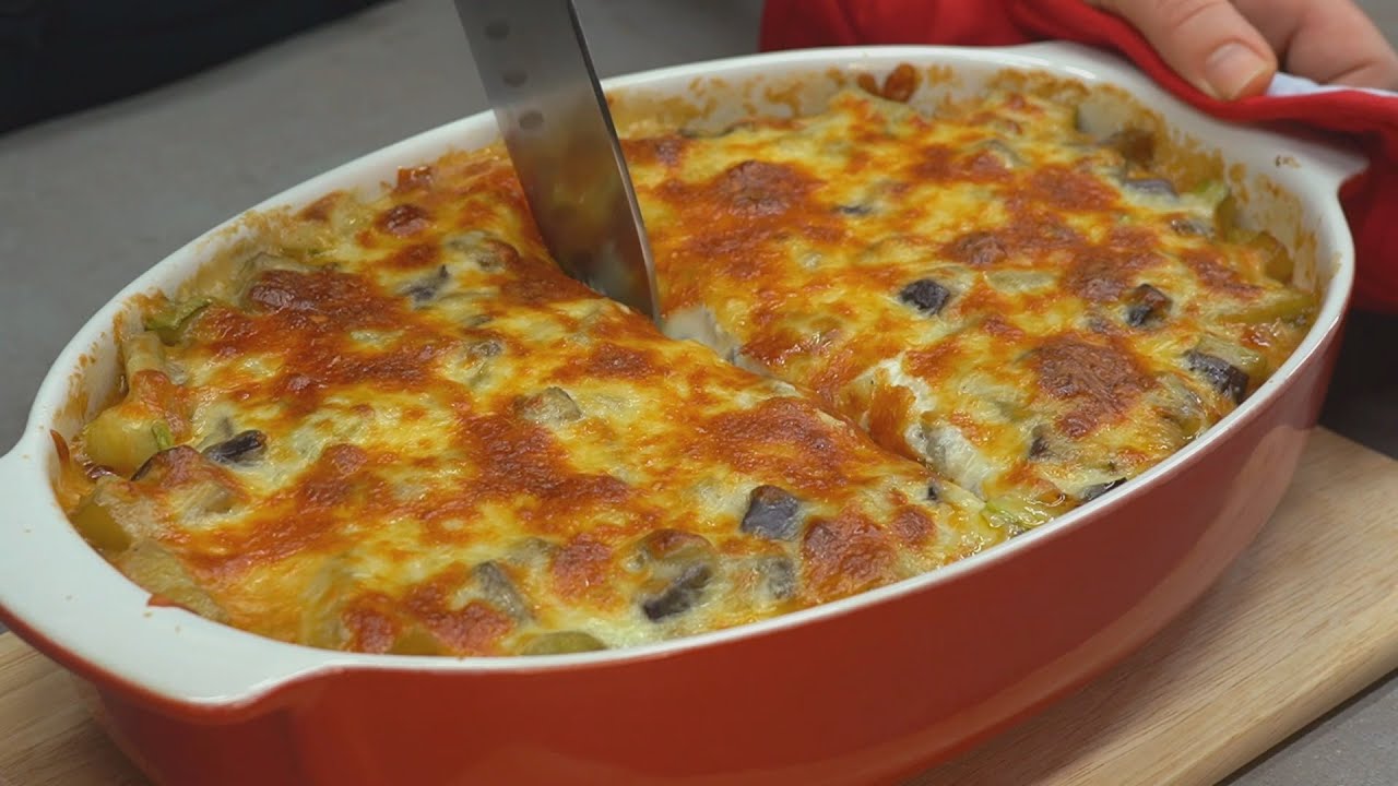 Это блюдо из баклажанов понравится всем 😋 Овощная лазанья