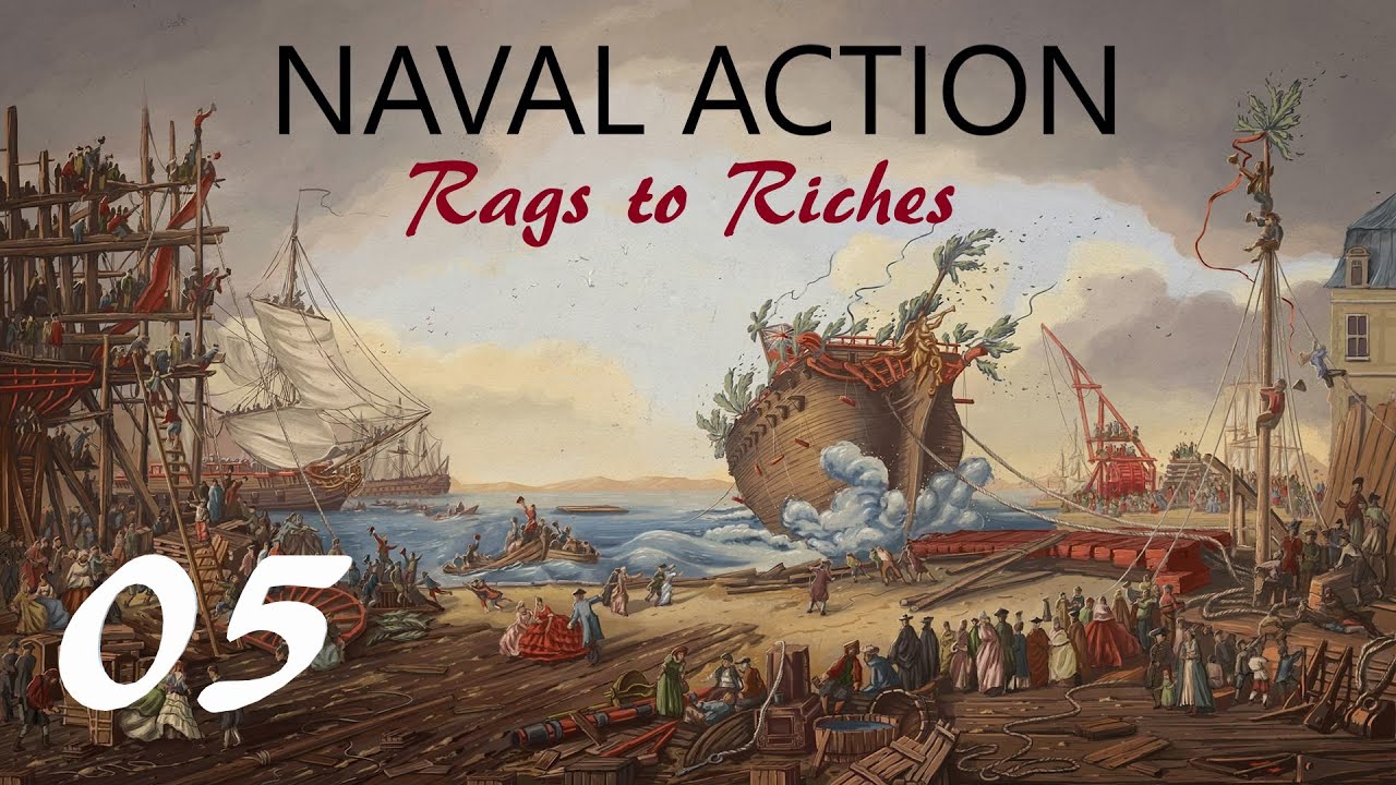 Naval Action - Rags to Riches Ep. 5 - Choosing Perks and Hunting Trade Ships