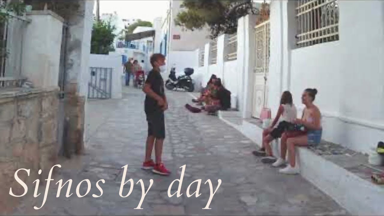 🇬🇷Walk with me in the beautiful streets and corners of Sifnos/ Sifnos by day/ Apollonia/ Artemonas