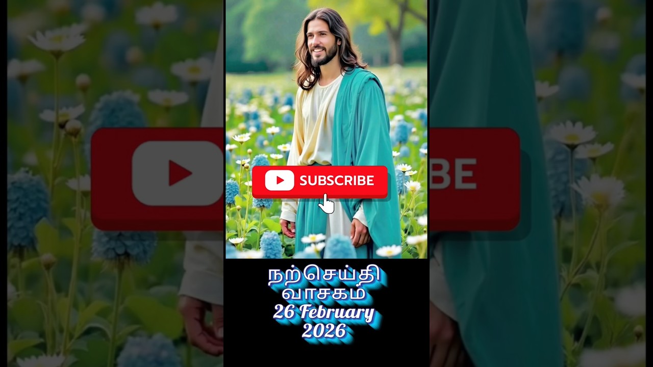 26 February 2026 Today's Holy Mass Readings in Tamil|Daily Bible Reading Tamil|Today's Holy Mass ...
