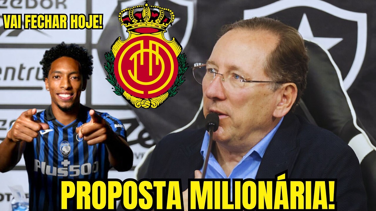 ⚔️🔥VAI FECHAR HOJE? BOTAFOGO ENVIA PROPOSTA MILIONÁRIA E TORCIDA ENTRA EM ALERTA TOTAL!! 😱⚫⚪