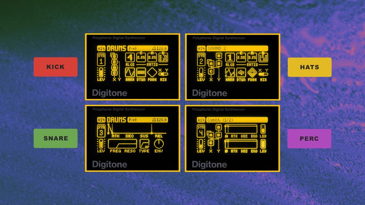 Digitone = Drum Machine