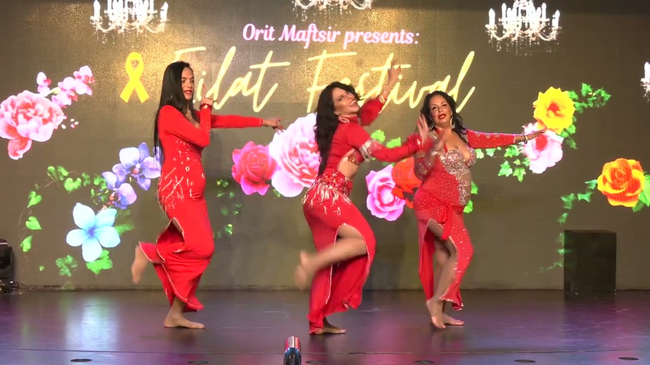 Bellydance trio Bos Shof Kahder Ahmed by Hila, Ronit &Nurit💃💃💃 in Eilat Festival 2024