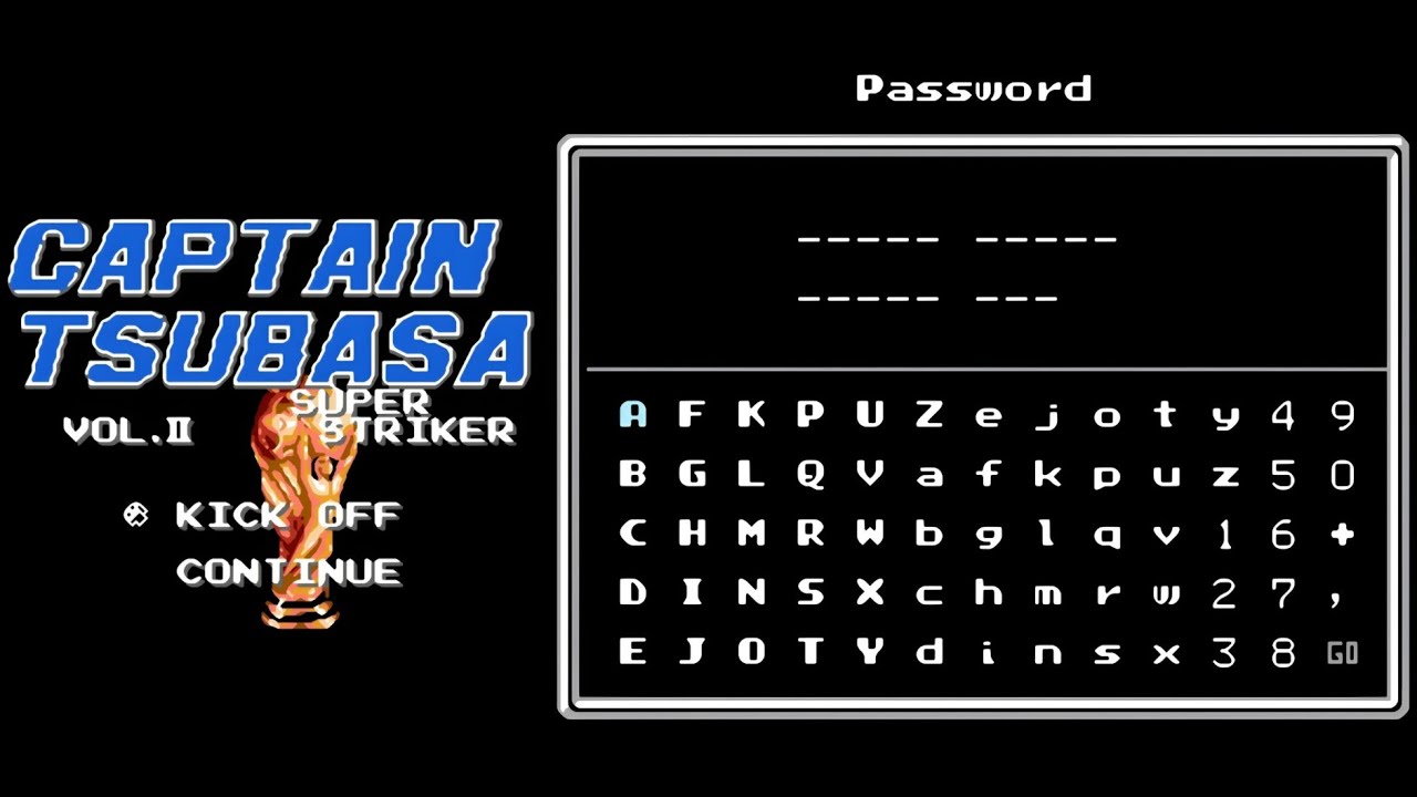 Captain Tsubasa 2 All Passwords English version #nes