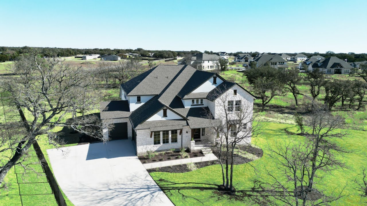 4300+ sq ft Kennedy Plan by GFO Homes on ONE ACRE in Liberty Hill, TX | North Haven | Blackhawk