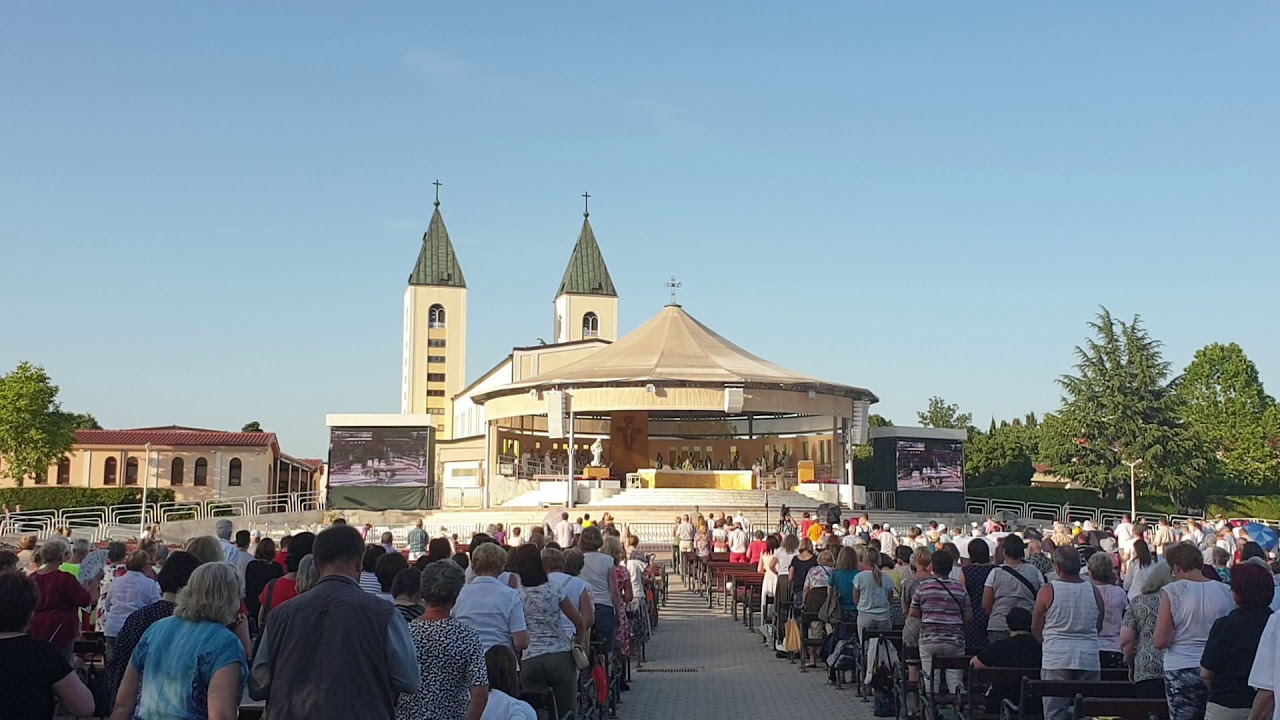 Medjugorje, bell ringing and hymn