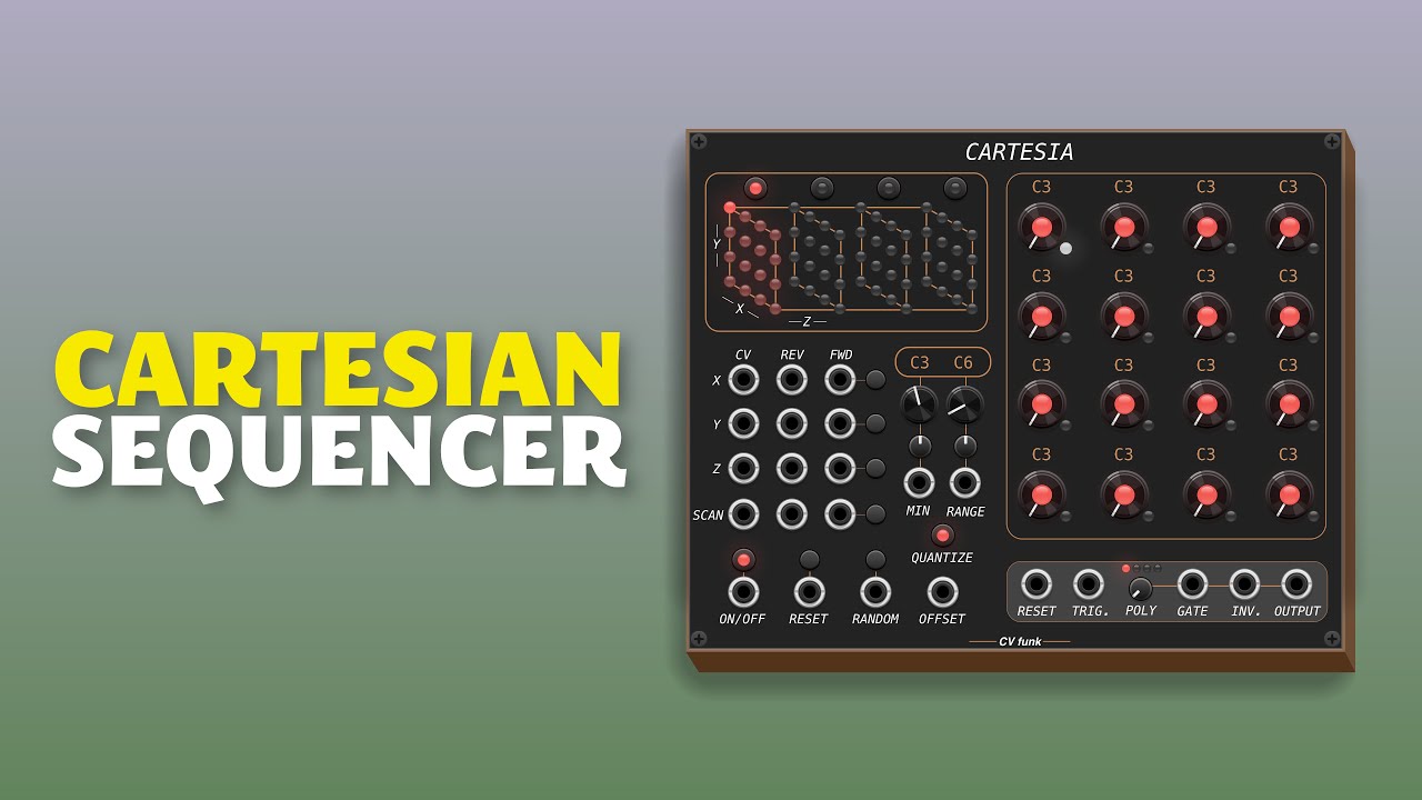 Cartesian Sequencing with Cartesia in VCV Rack