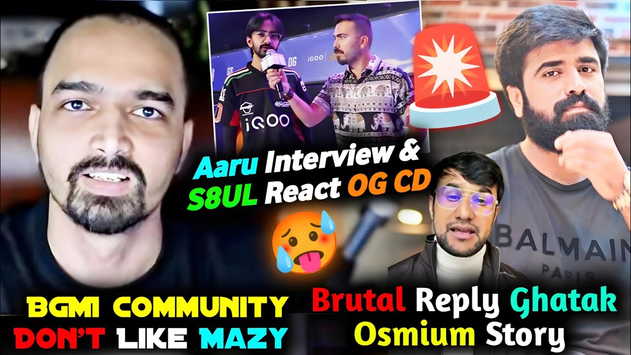 Mazy Brutal Reply Ghatak Osmium Story😂 Aaru Interview - Reply Criticise & Bad Perform🥵