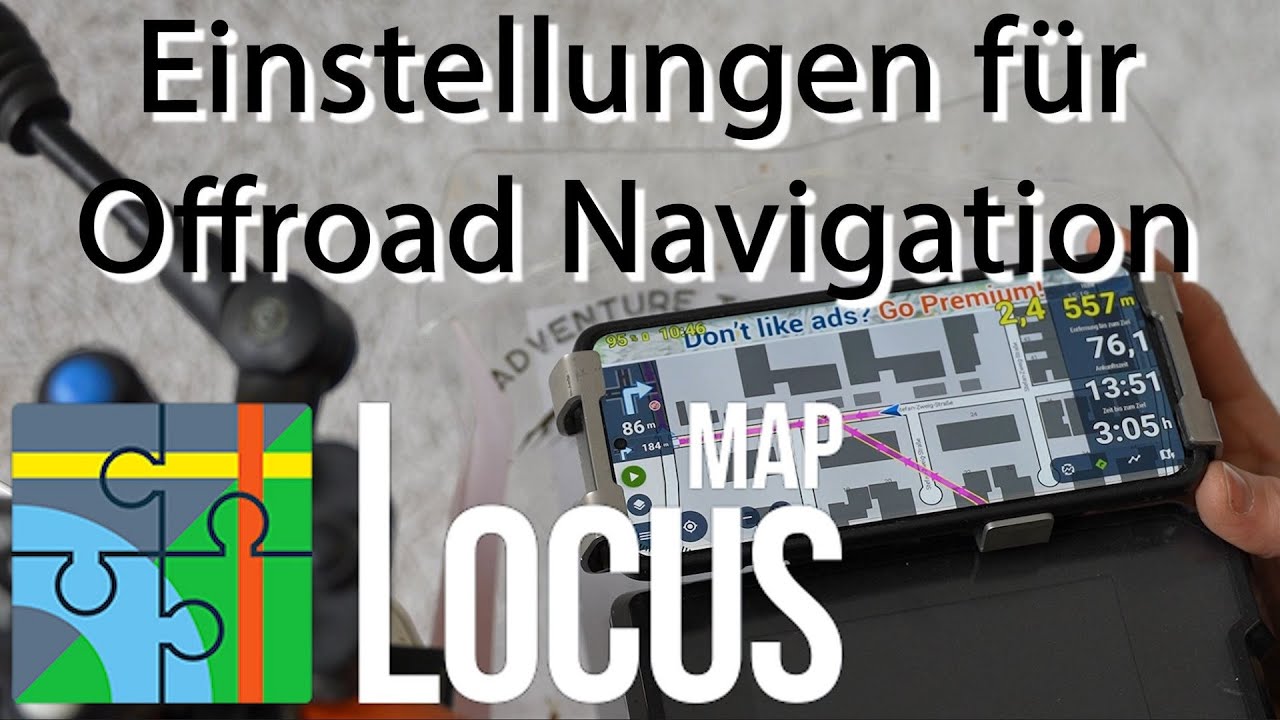 Locus Map Einstellungen f&uuml;r TET - ACT - Offroad